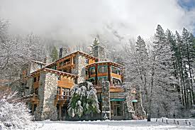 ahwahnee hotel in the winter